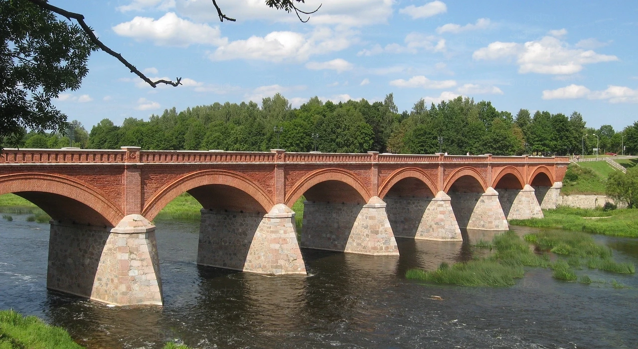 Мост в Кулдиге, Латвия
