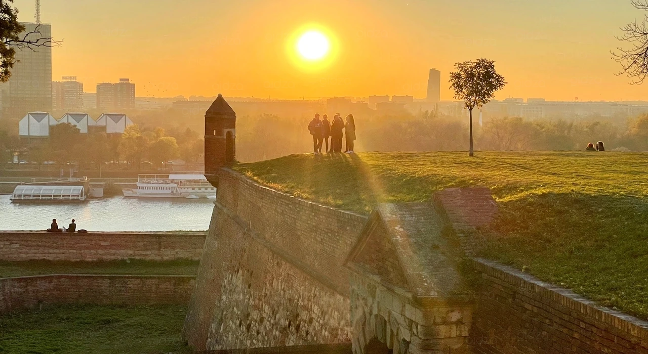 Средневековая крепость Калемегдан в Белграде