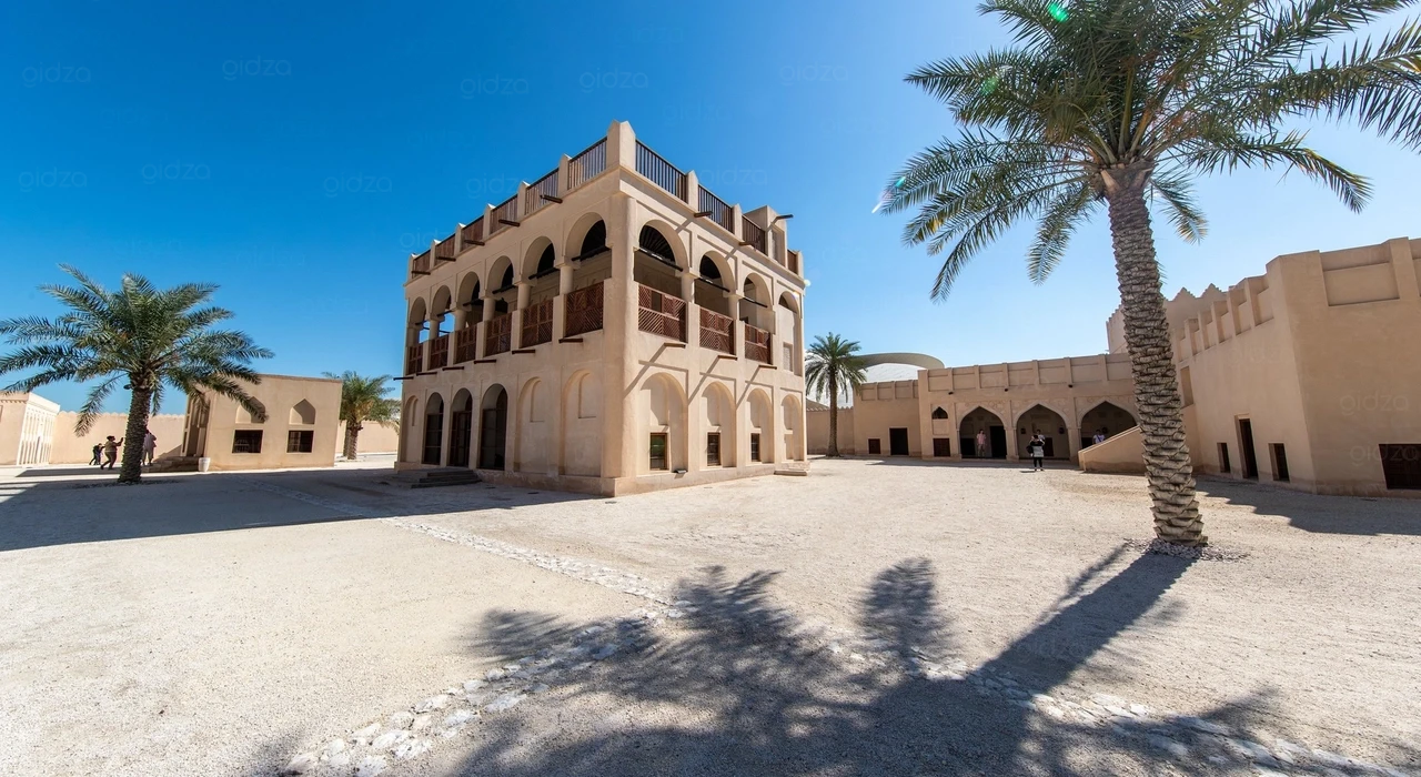 Дворец шейха Абдаллы бин Джассима Аль Тани в центре Национального музея Катара