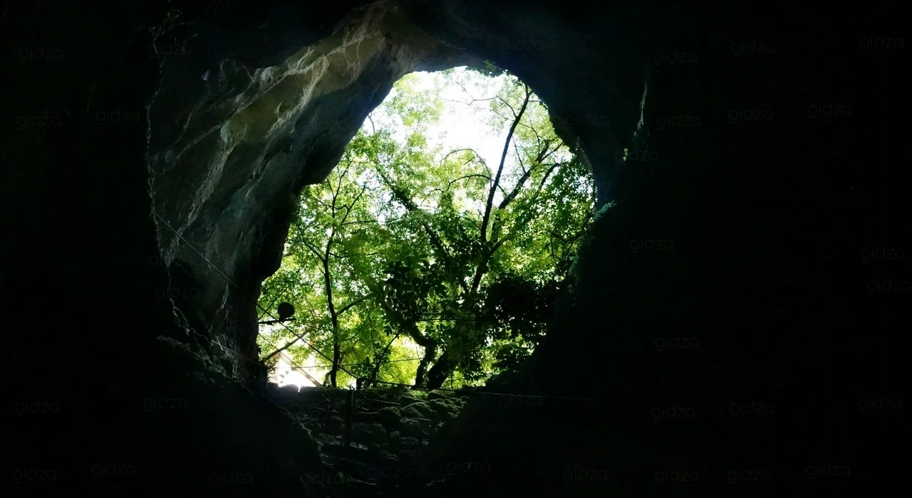 Выход из пещеры Враньяча, Хорватия