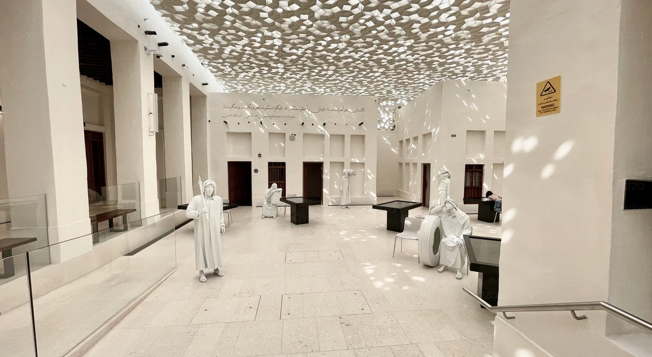 Экспозиция музея Мшейреба в Дохе